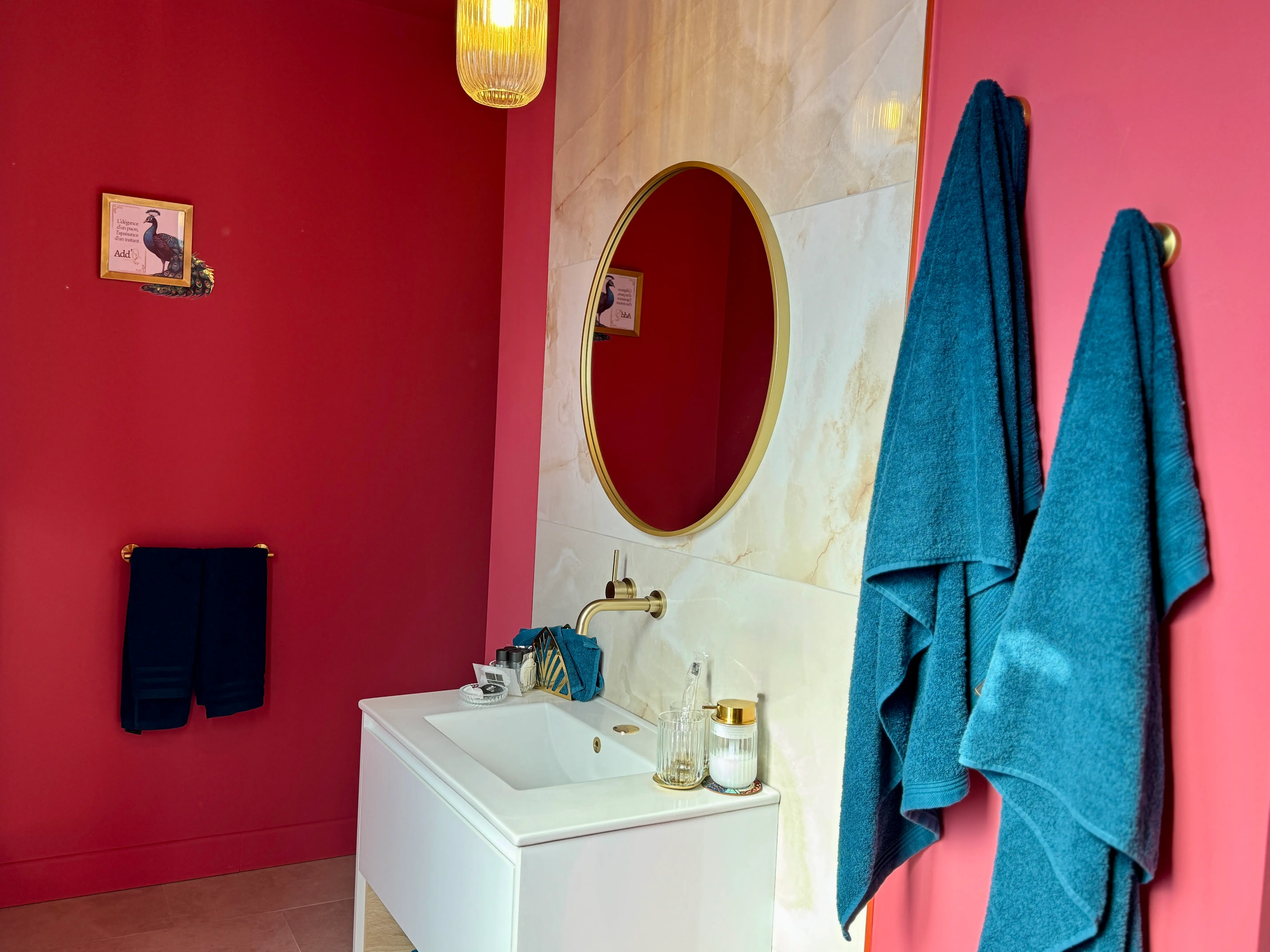 Miroir rétroéclairé salle de bain spa luxe Nord